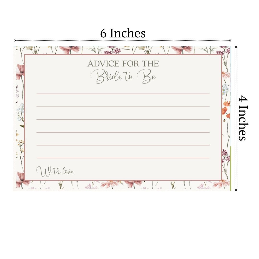 Vintage Love Is In Bloom Advice Cards