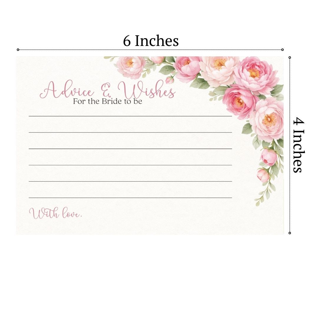 Peonies In Bloom Advice Cards