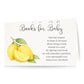 Lemon Squeeze Baby Shower Book Insert