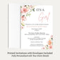 It's a Girl Floral Baby Shower Invitation