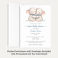 Little Peanut Twin Boy Baby Shower Invitation