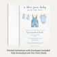 Bluejean Baby Baby Shower Invitation
