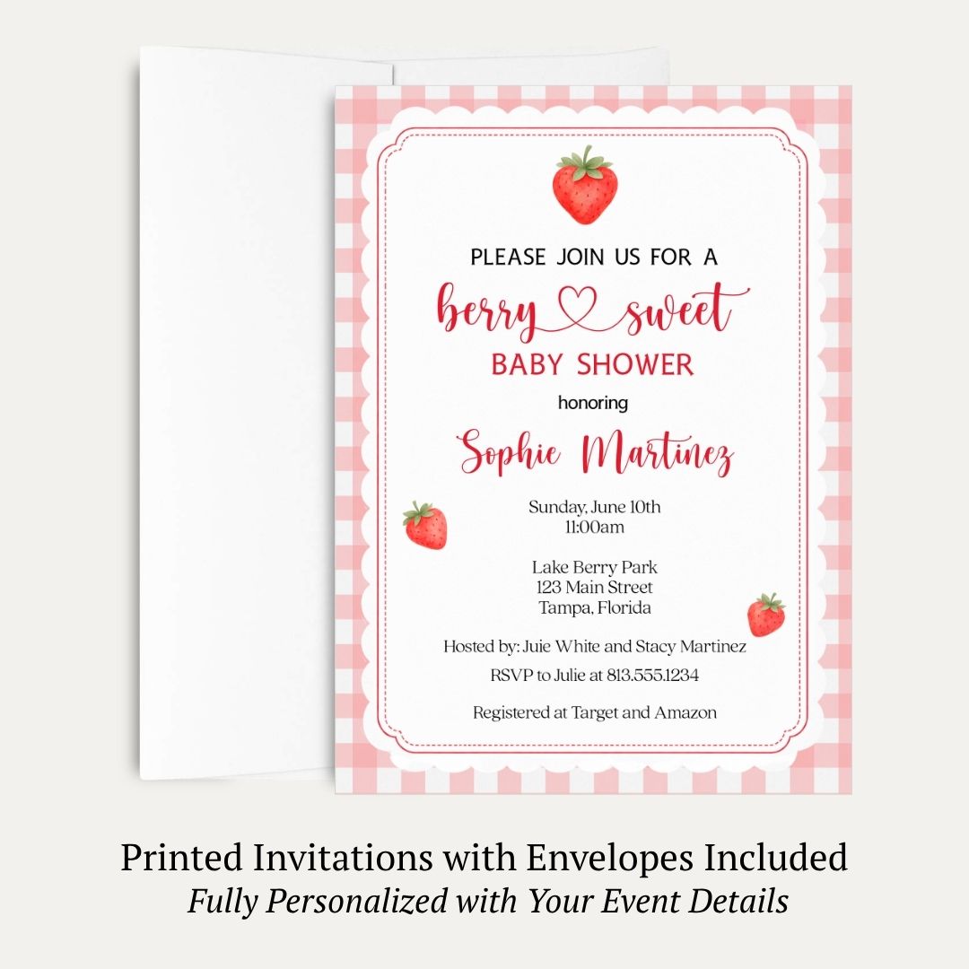 Berry Baby Shower Invitation