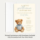 A Little Gentleman Baby Shower Invitation