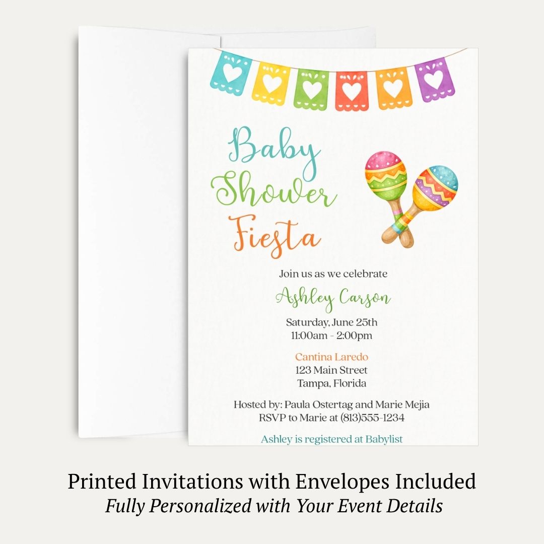 Fiesta Baby Shower Invitation