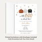 Little Boo Baby Shower Invitation (White Collection)
