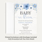 Baby in Bloom Boy Baby Shower Invitation