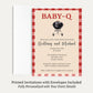 Baby-Q Baby Shower Invitation