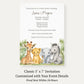 Jungle Safari Baby Shower Invitation