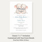 Little Peanut Twin Boy Baby Shower Invitation