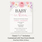 Baby in Bloom Invitation