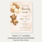 Bearly Wait Brown Baby Shower Invitation