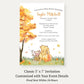 Autumn Winnie Baby Shower Invitation