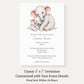 Little Peanut Boy Elephant Baby Shower Invitation