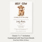 Highland Cow Baby Shower Invitation