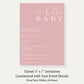 Hello Baby Baby Shower Invitation
