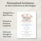 Little Peanut Twin Boy Baby Shower Invitation