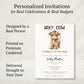 Highland Cow Baby Shower Invitation