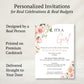 It's a Girl Floral Baby Shower Invitation