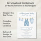 Bluejean Baby Baby Shower Invitation