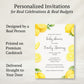 Lemon Baby Shower Invitation