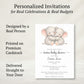 Little Peanut Twin Neutral Baby Shower Invitation