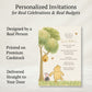Winnie the Pooh Classic Baby Shower Invitation