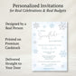 Little Snowflake Blue Baby Shower Invitation