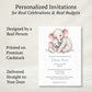 Little Peanut Boy Elephant Baby Shower Invitation