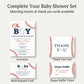 Baseball Baby Shower Invitation