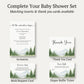 The Adventure Begins Baby Shower Invitation