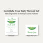 Peas in a Pod Baby Shower Invitation