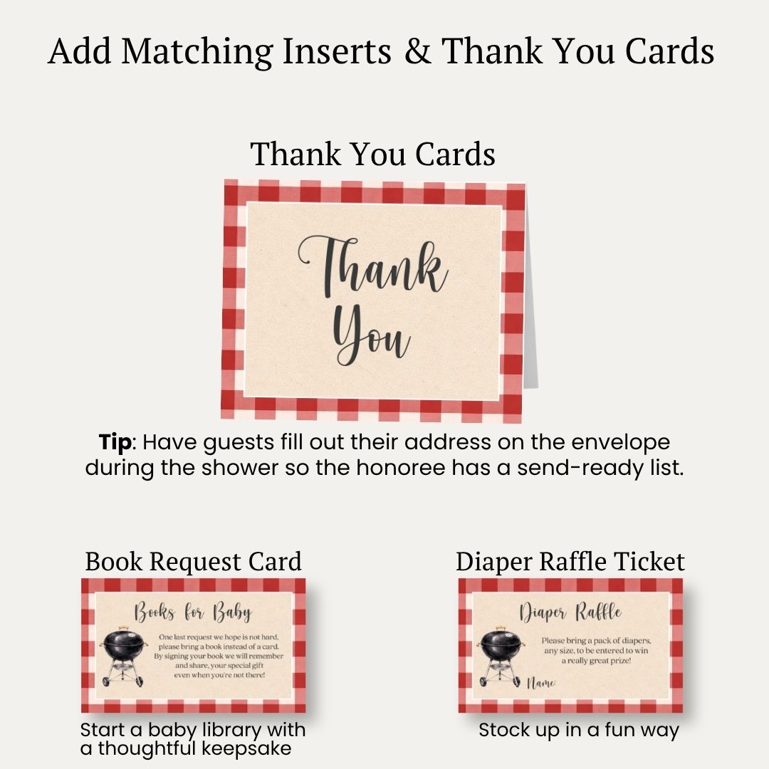 Baby-Q Baby Shower Invitation