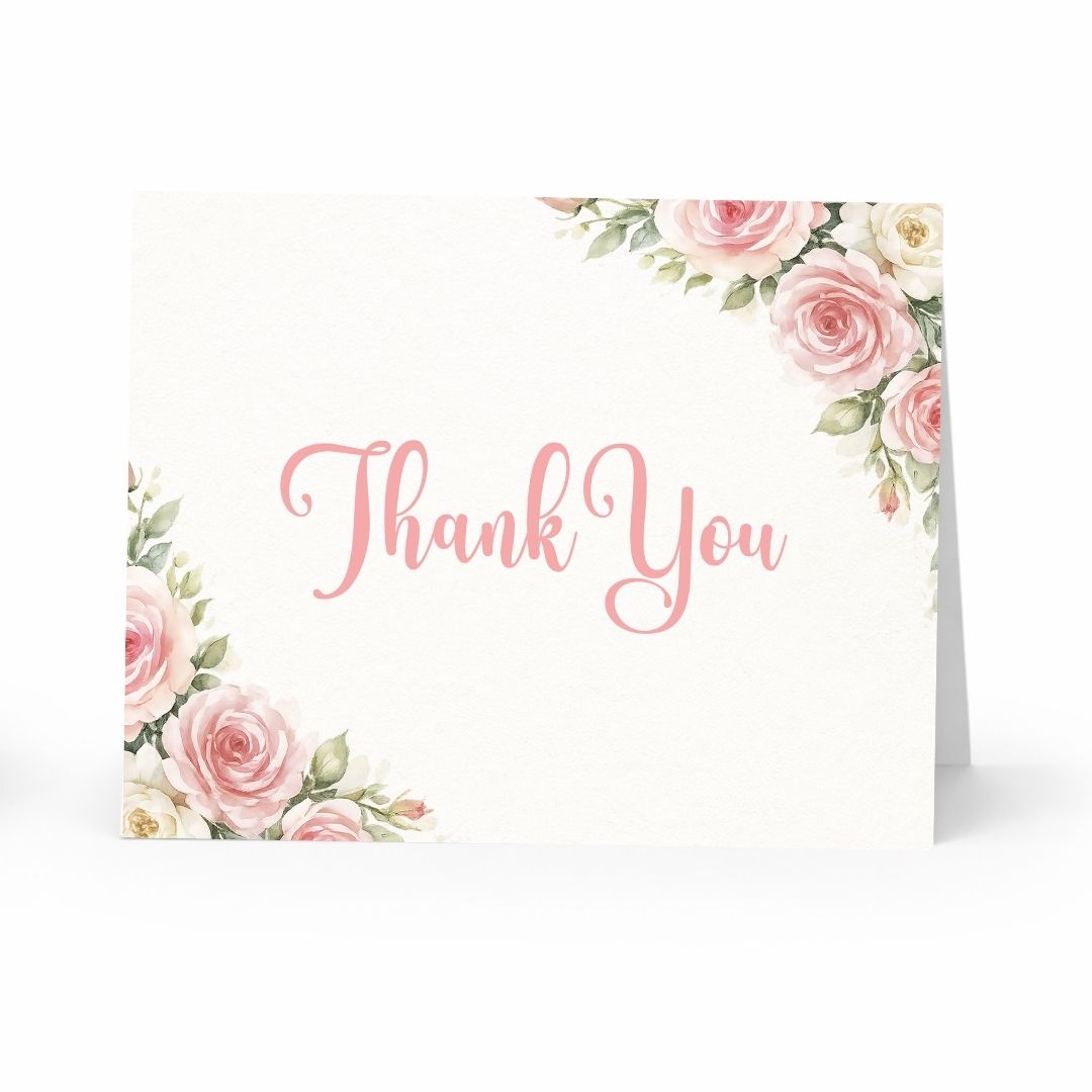 She's Been Scooped Up Thank You Card