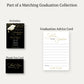 Cap & Confetti Graduation Advice Card