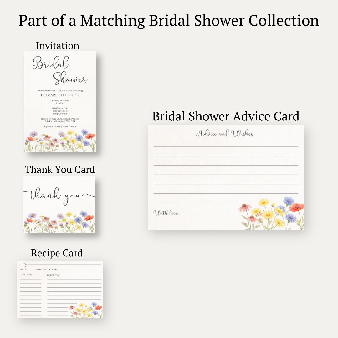 Wildflower Advice Card
