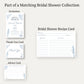 Coastal Bridal Shower Recipe Card