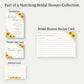 Sunflower Recipe Card