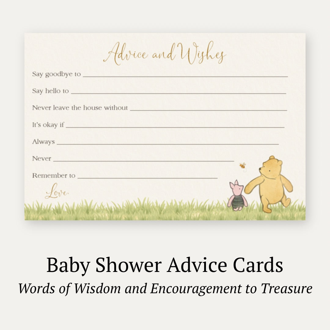 Winnie the Pooh Classic Advice and Wishes Card