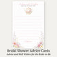 Garden Tea Party Advice Card