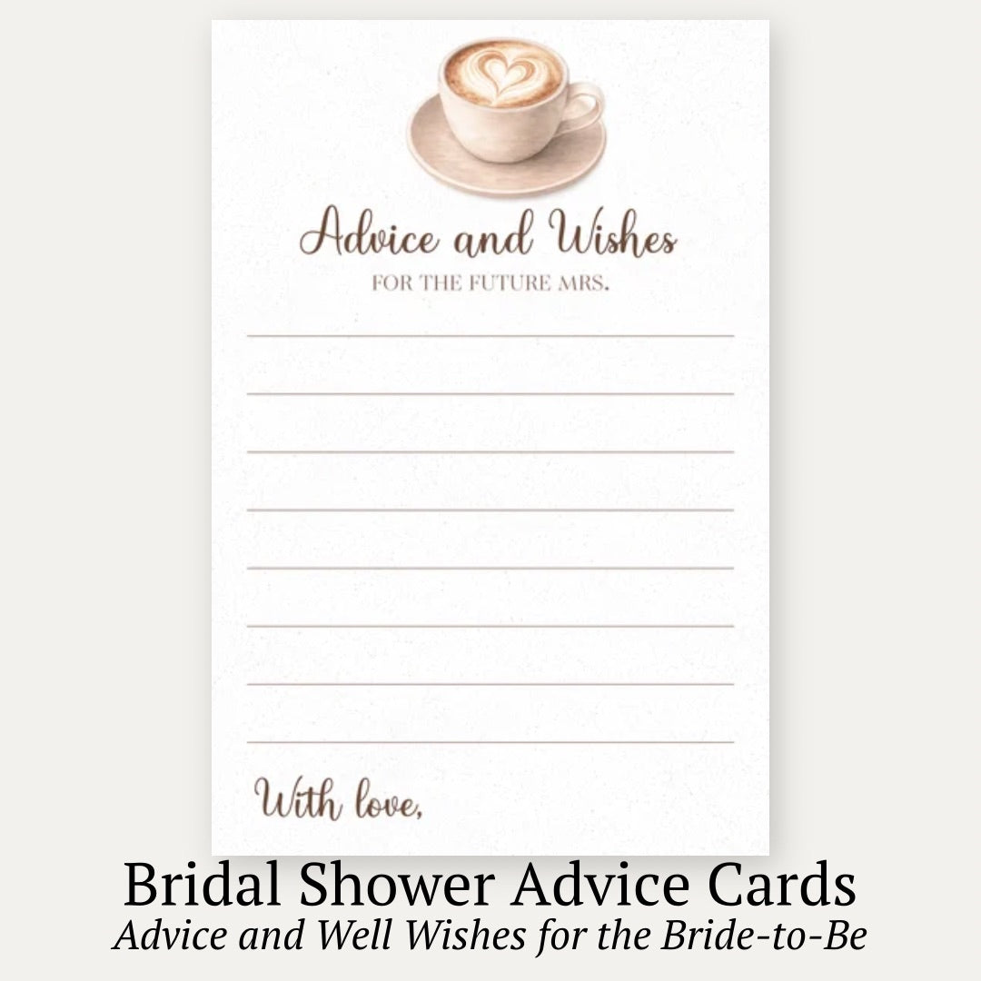 Love is Brewing Advice Card