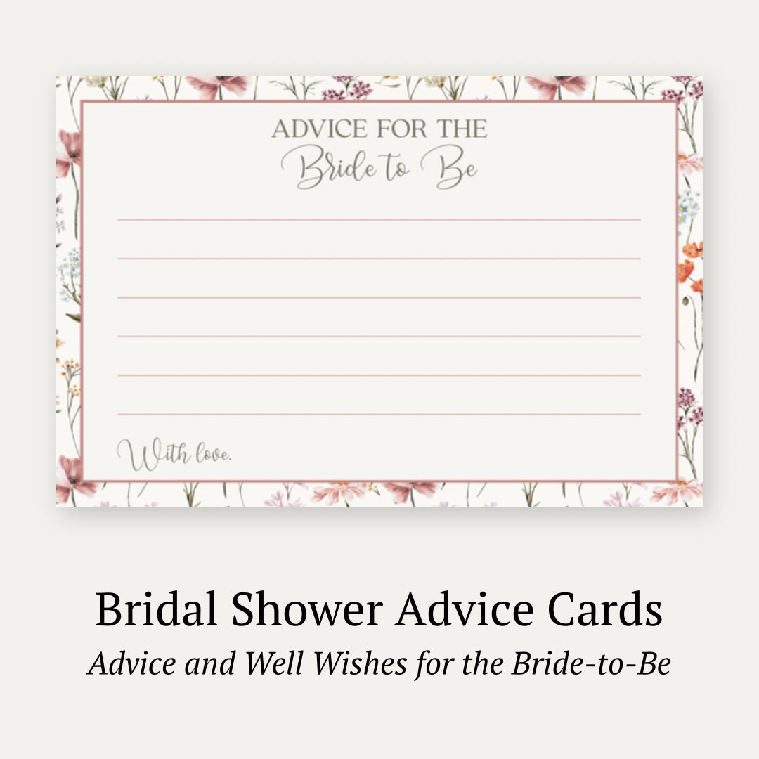 Vintage Love Is In Bloom Advice Card