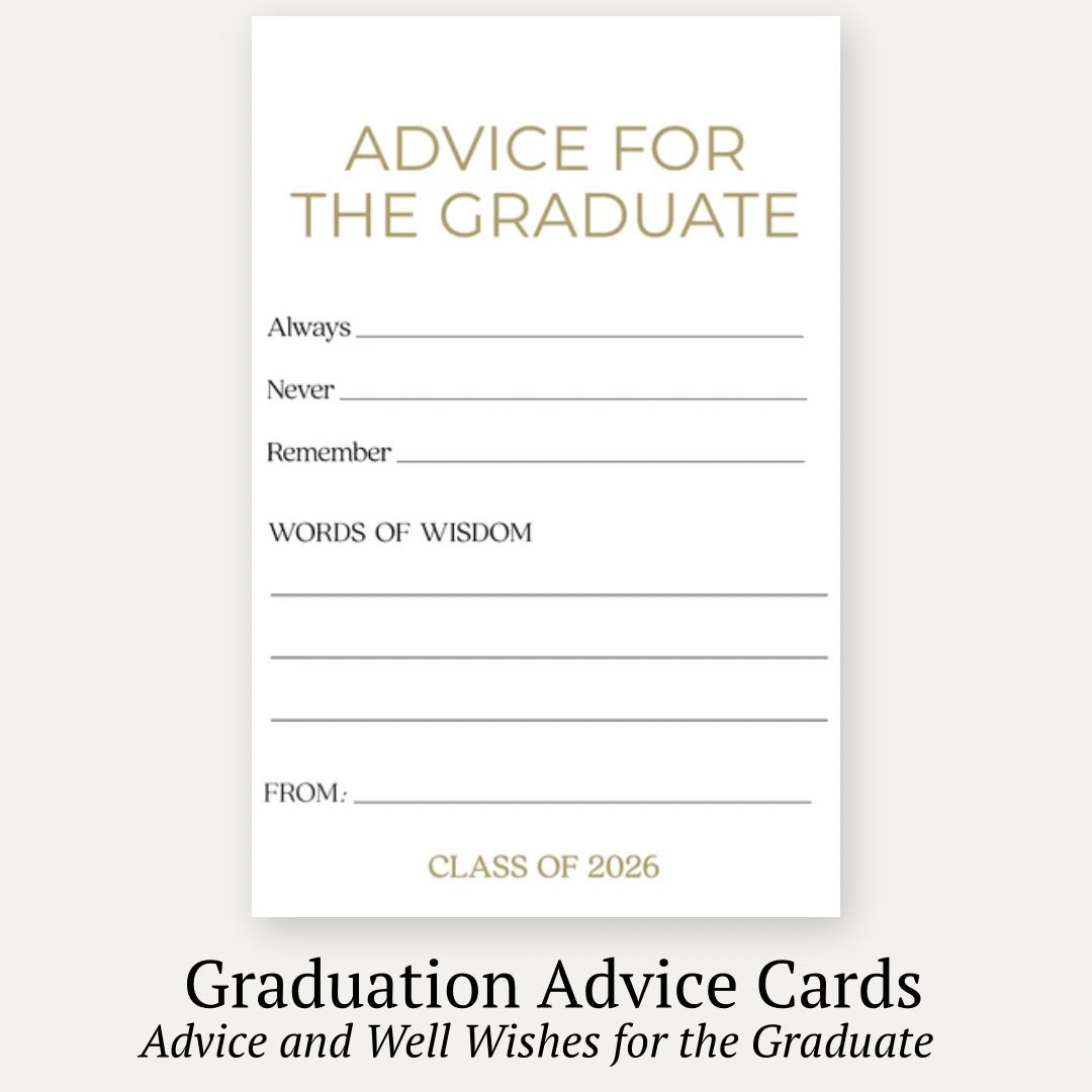 Modern Graduate Advice Card