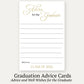 Cap & Confetti Graduation Advice Card