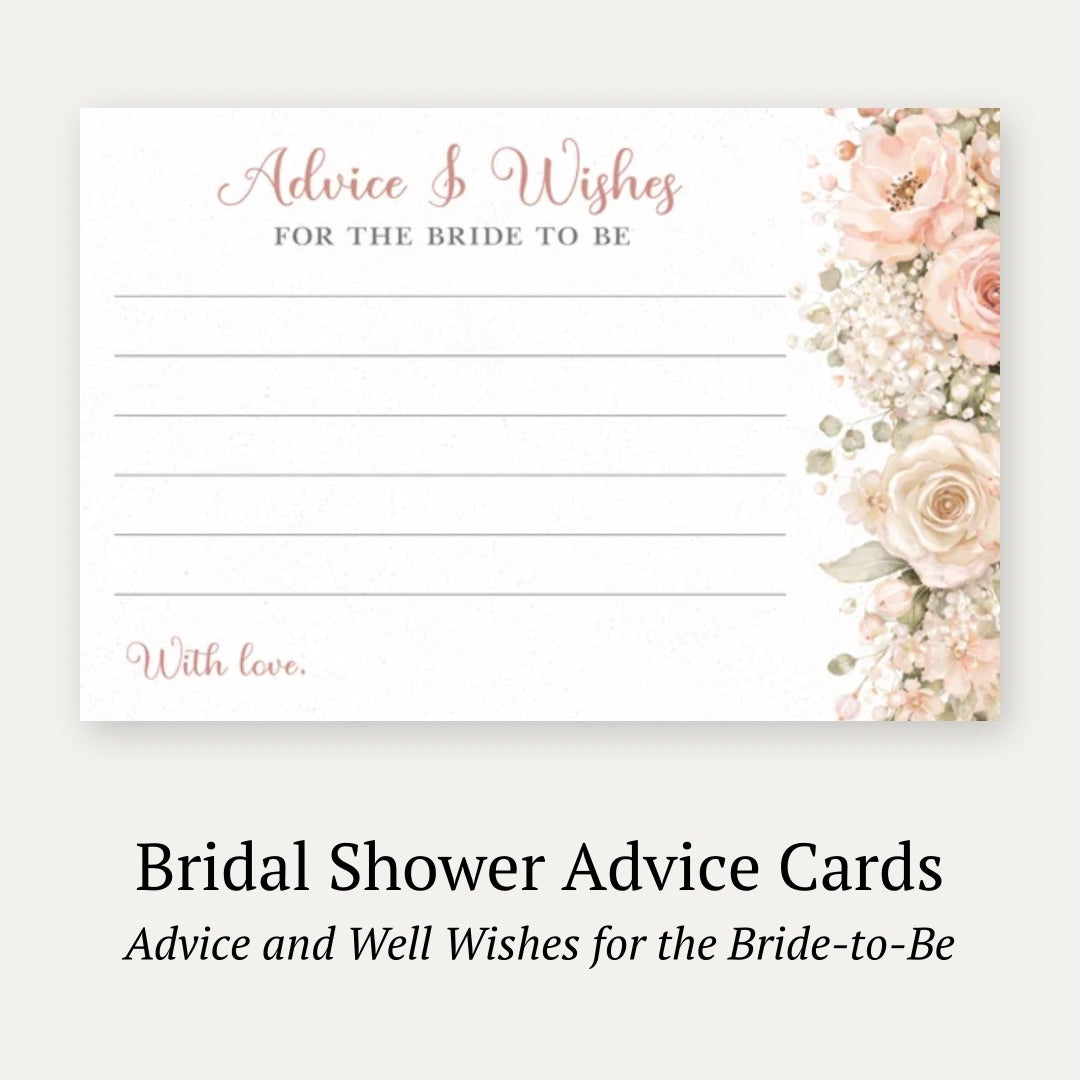 Cascading Florals Advice Card