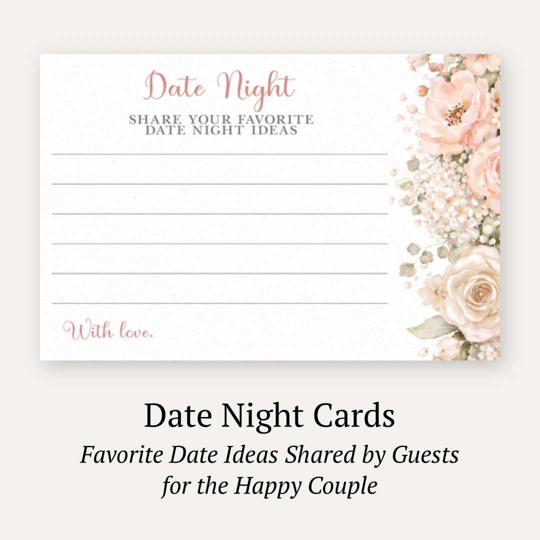 Cascading Florals Date Night Card