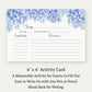 Hydrangea Blue Recipe Card