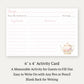 Garden Tea Party Recipe Card