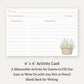 She's Fresh off the Market Flower Cart Recipe Card