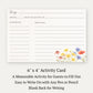 Wildflower Recipe Card
